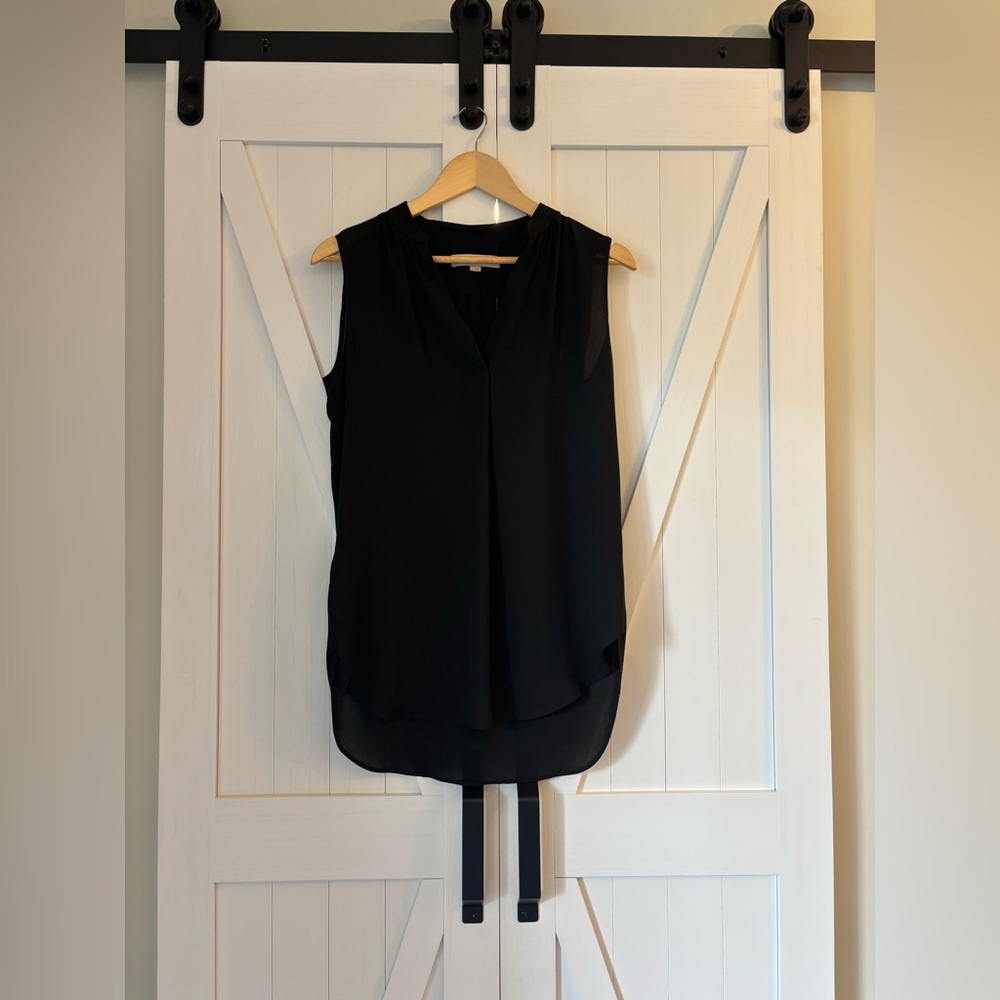 Classic Black Sleeveless Women's Top